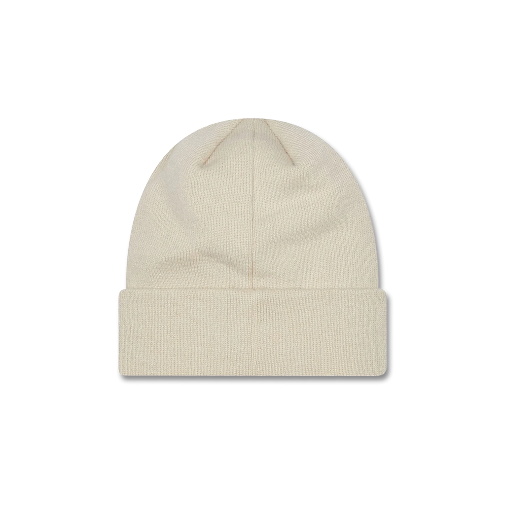 NEW ERA NY Yankees Cuff Knit Beige White Beanie 60284962