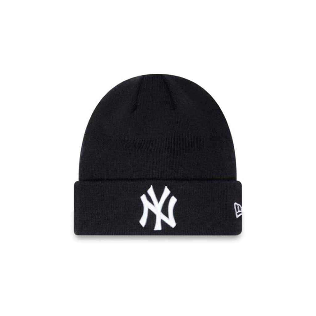NEW ERA NY Yankees Cuff Knit Black White Beanie