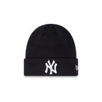 NEW ERA NY Yankees Cuff Knit Black White Beanie