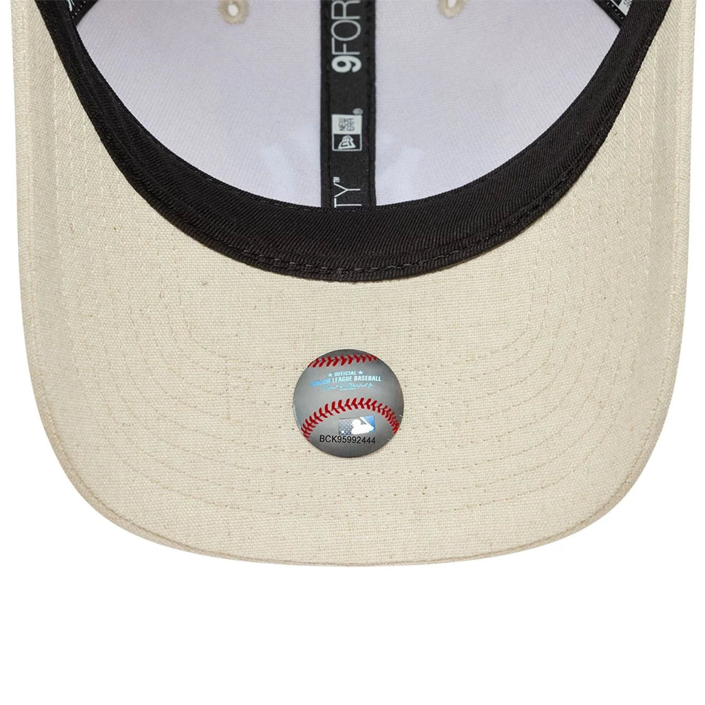 NEW ERA NY Yankees Linen 9FORTY MC Cap Stone Beige 60856285