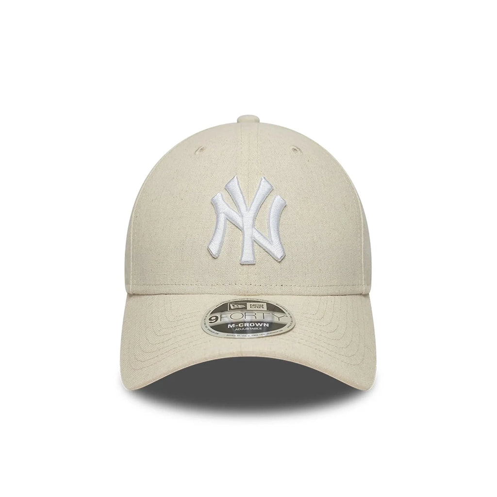 NEW ERA NY Yankees Linen 9FORTY MC Cap Stone Beige 60856285