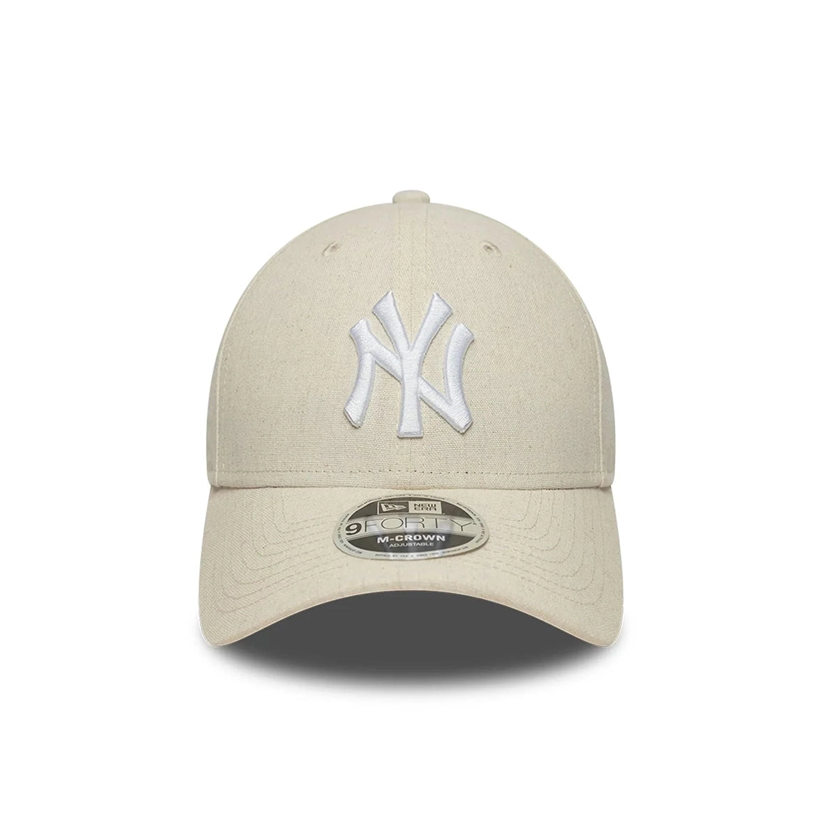 NEW ERA NY Yankees Linen 9FORTY MC Cap Stone Beige 60856285