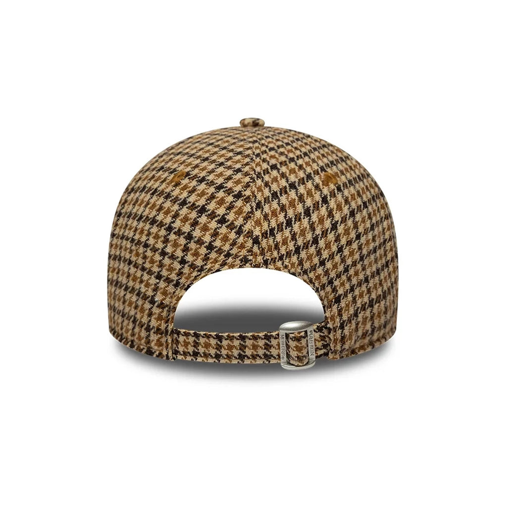 NEW ERA NY Yankees MLB Check Beige 9TWENTY A-Frame Adjustable Cap 60915795