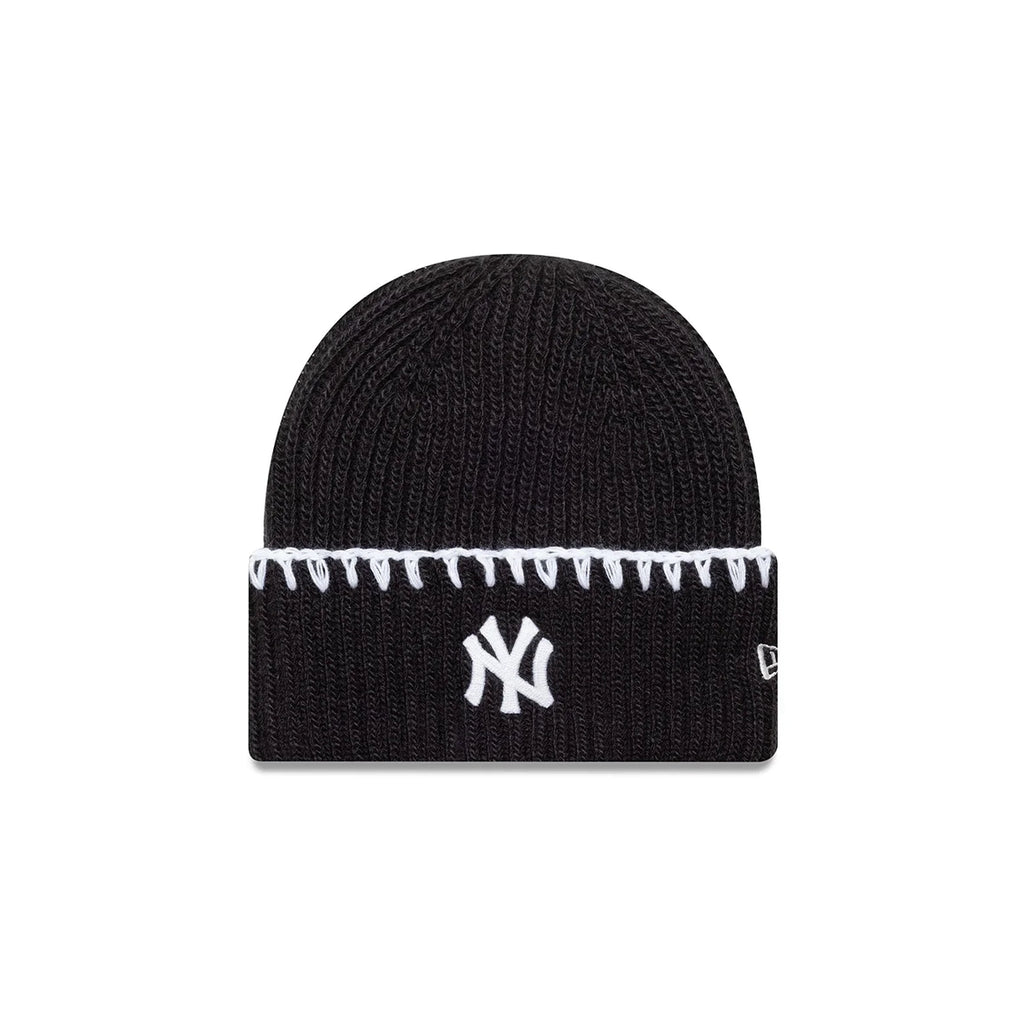 NEW ERA NY Yankees MLB Chunky Cuff Knit Beanie Black 60691290
