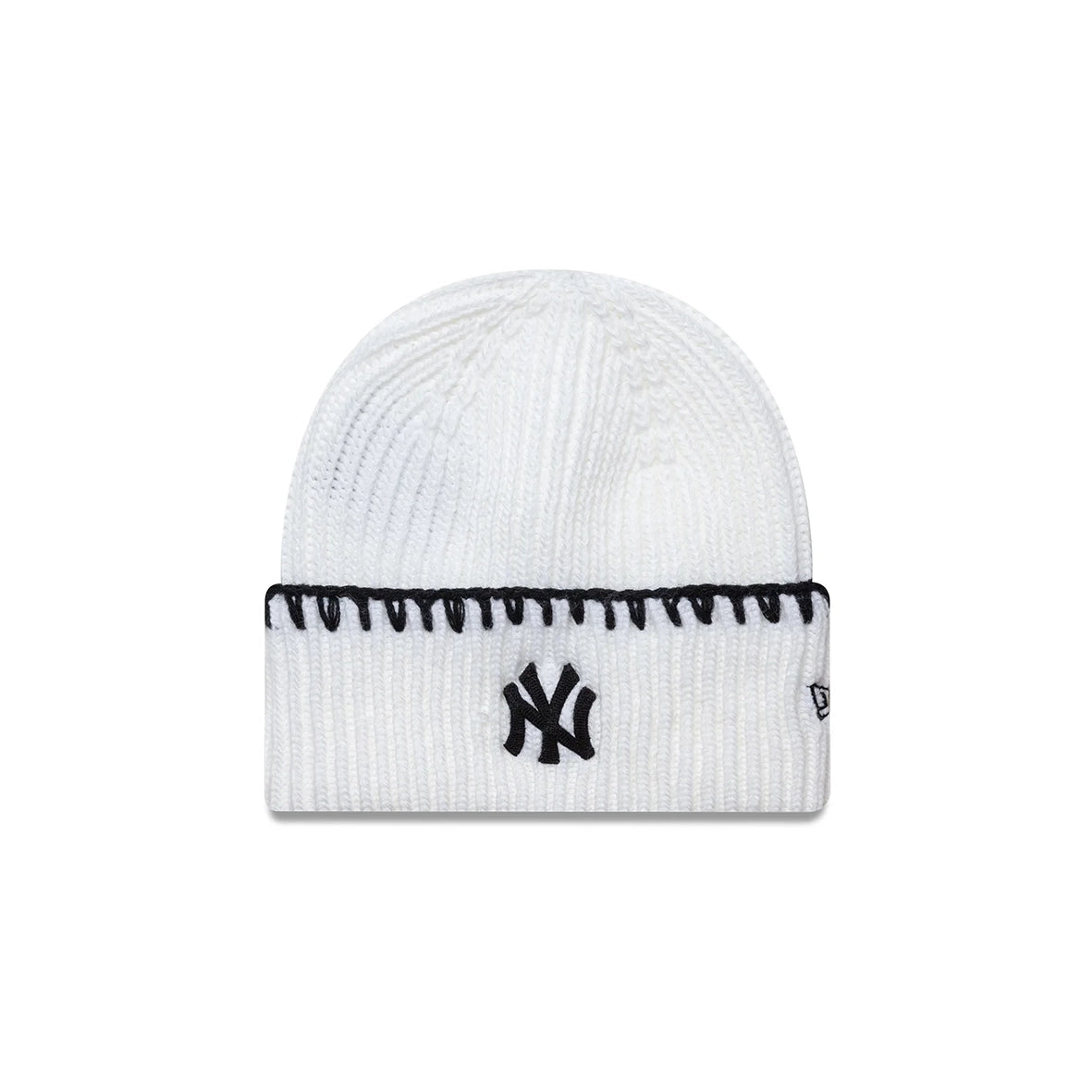 NEW ERA NY Yankees MLB Chunky Cuff Knit Beanie White