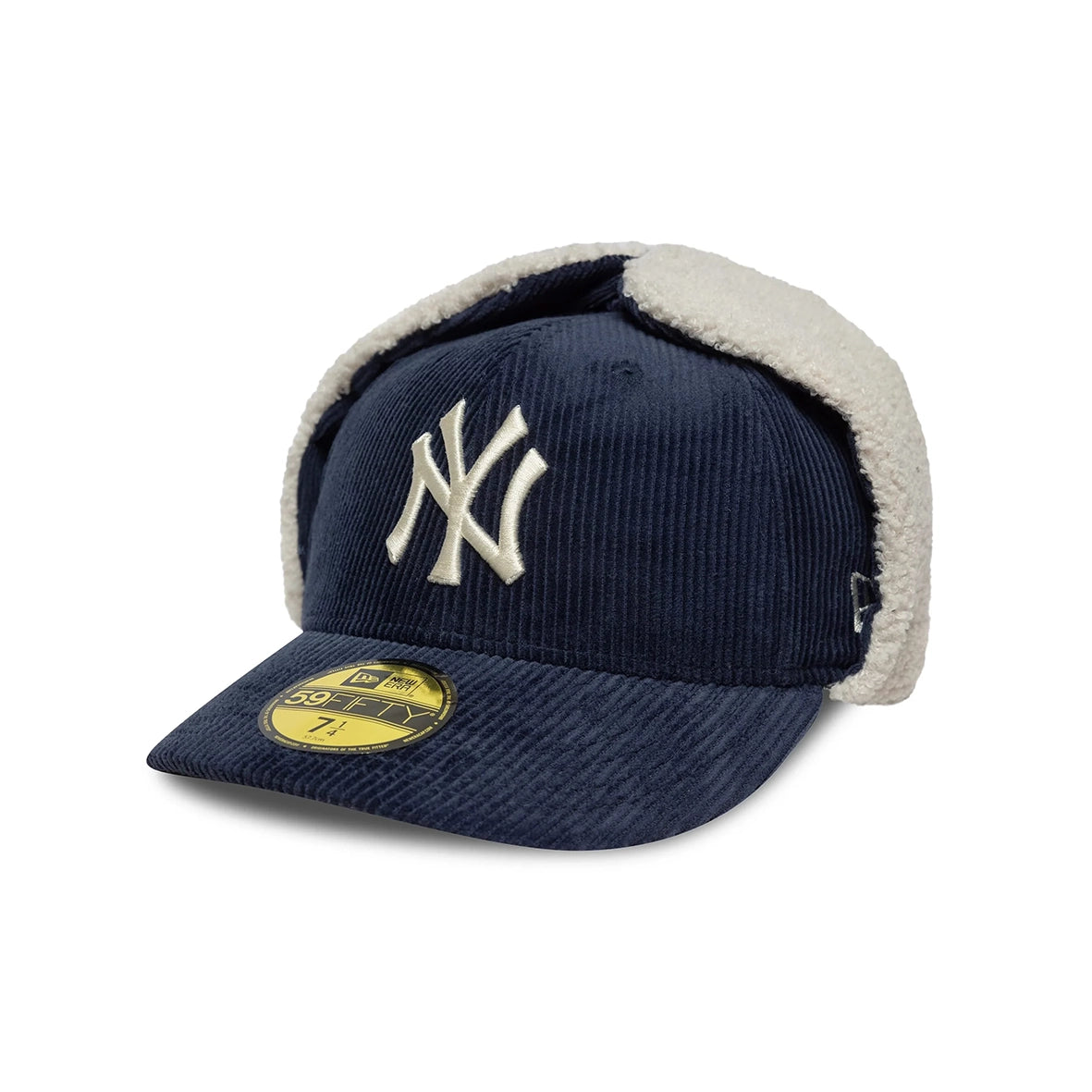 NEW ERA NY Yankees MLB Cord Navy Dogear 59FIFTY Fitted Cap 60758938