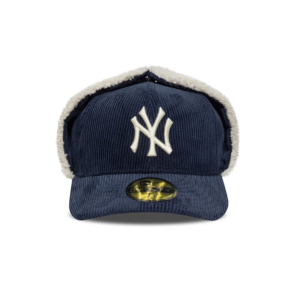NEW ERA NY Yankees MLB Cord Navy Dogear 59FIFTY Fitted Cap 60758938