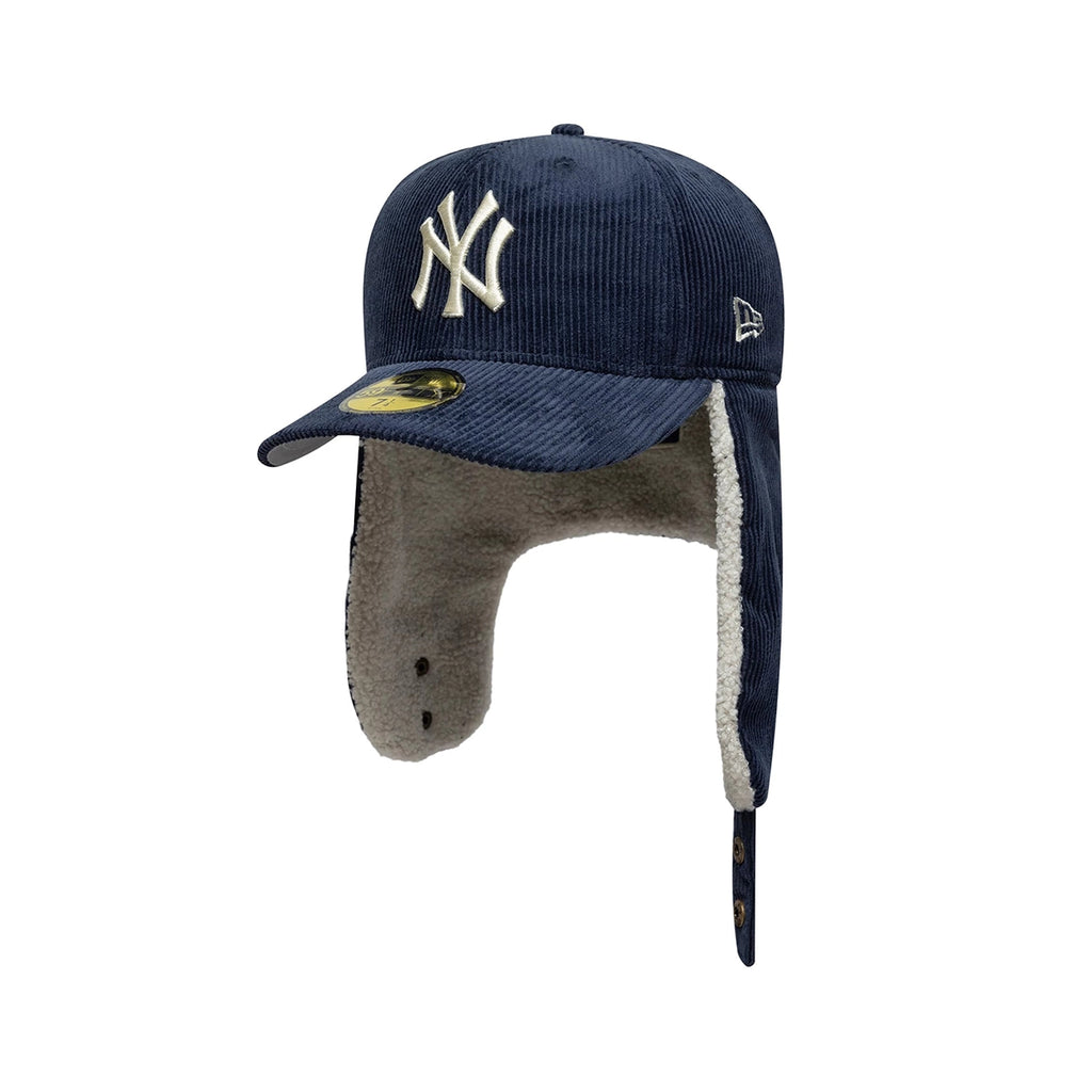 NEW ERA NY Yankees MLB Cord Navy Dogear 59FIFTY Fitted Cap 60758938