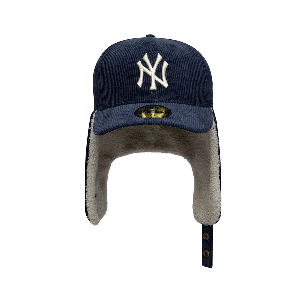 NEW ERA NY Yankees MLB Cord Navy Dogear 59FIFTY Fitted Cap 60758938