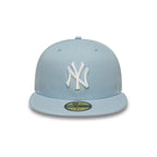 NEW ERA NY Yankees MLB League Essential Pastel Blue 59FIFTY Fitted Cap
