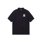 NEW ERA NY Yankees Navy MLB Rib Regular Polo 60856204