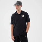 NEW ERA NY Yankees Navy MLB Rib Regular Polo 60856204