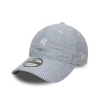 NEW ERA NY Yankees Navy White Seersucker 9TWENTY Cap 60667552