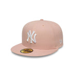NEW ERA NY Yankees MLB League Essential Pastel Pink 59FIFTY Fitted Cap