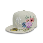 NEW ERA NY Yankees Stone White Floral 59FIFTY Fitted Cap 60577638