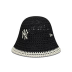 NEW ERA NY Yankees Womens MLB Knitted Black Explorer Bucket Hat 60856287