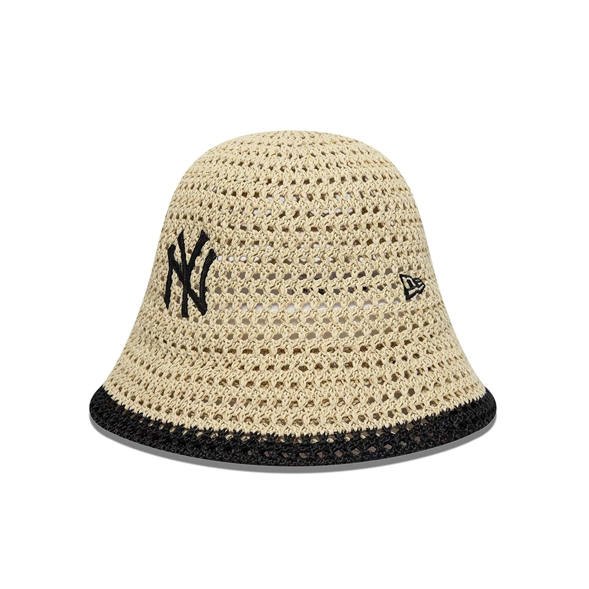 NEW ERA NY Yankees Womens MLB Knitted Light Beige Explorer Bucket Hat 60856308