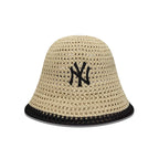 NEW ERA NY Yankees Womens MLB Knitted Light Beige Explorer Bucket Hat 60856308