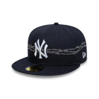 NEW ERA New York Yankees MLB Icon Navy 59FIFTY Fitted Cap 60915749