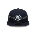 NEW ERA New York Yankees MLB Icon Navy 59FIFTY Fitted Cap 60915749