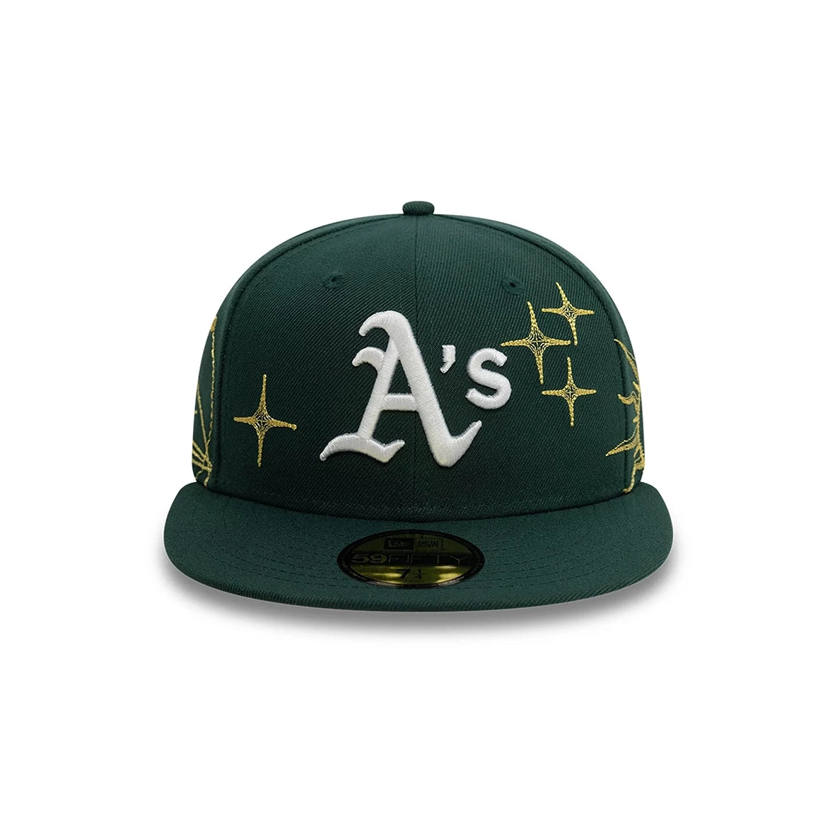 NEW ERA Oakland Athletics Dark Green MLB Zodiac 59FIFTY Fitted Cap 60580490