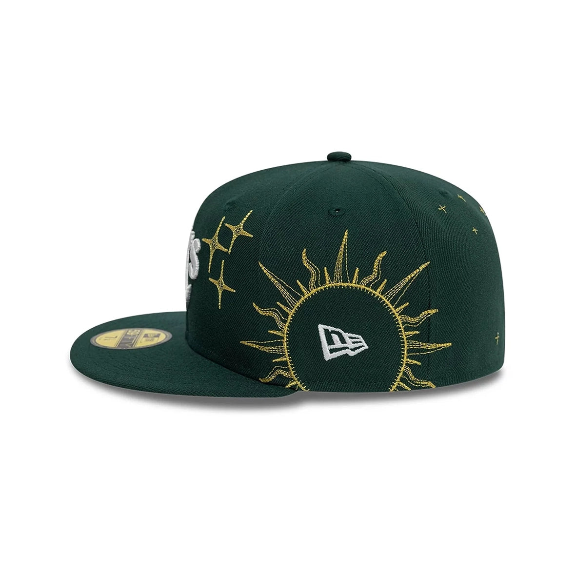 NEW ERA Oakland Athletics Dark Green MLB Zodiac 59FIFTY Fitted Cap 60580490