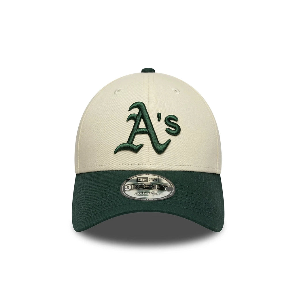 NEW ERA Oakland Athletics Green Colour Block 9FORTY Cap