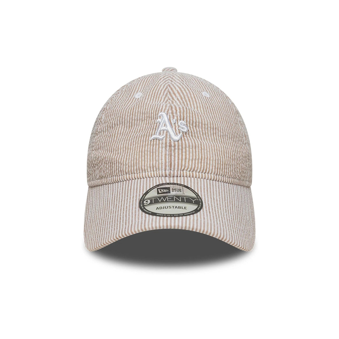 NEW ERA Oakland Athletics Stone White Seersucker 9TWENTY Cap