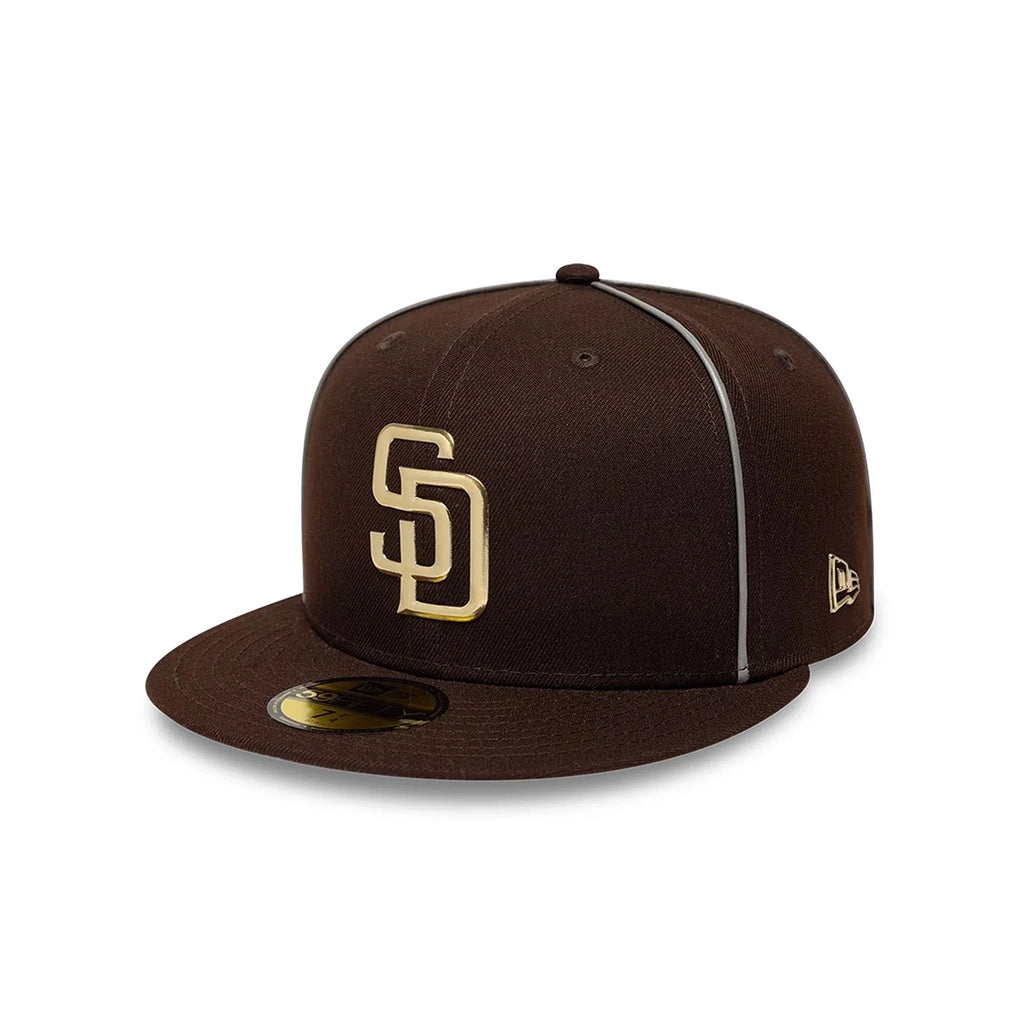 NEW ERA San Diego Padres Hajime Sorayama TPU Brown Gold 59FIFTY Fitted Cap 14952252