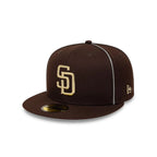 NEW ERA San Diego Padres Hajime Sorayama TPU Brown Gold 59FIFTY Fitted Cap 14952252