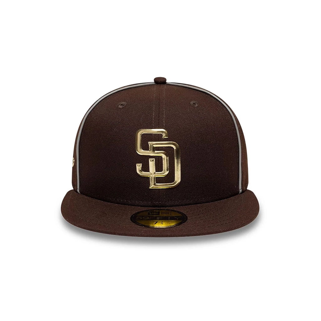 NEW ERA San Diego Padres Hajime Sorayama TPU Brown Gold 59FIFTY Fitted Cap 14952252