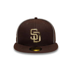 NEW ERA San Diego Padres Hajime Sorayama TPU Brown Gold 59FIFTY Fitted Cap 14952252
