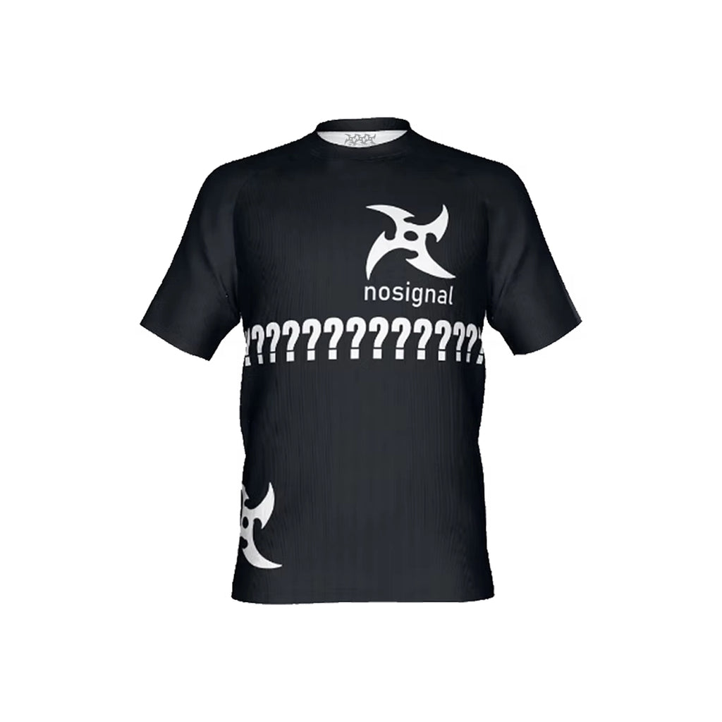 NO SIGNAL ? Digital Soccer T-Shirt Black