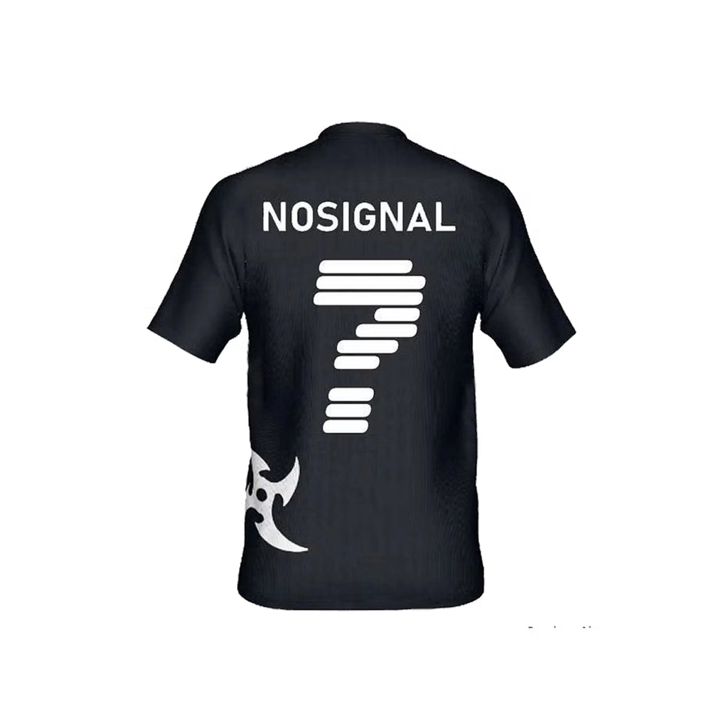 NO SIGNAL ? Digital Soccer T-Shirt Black