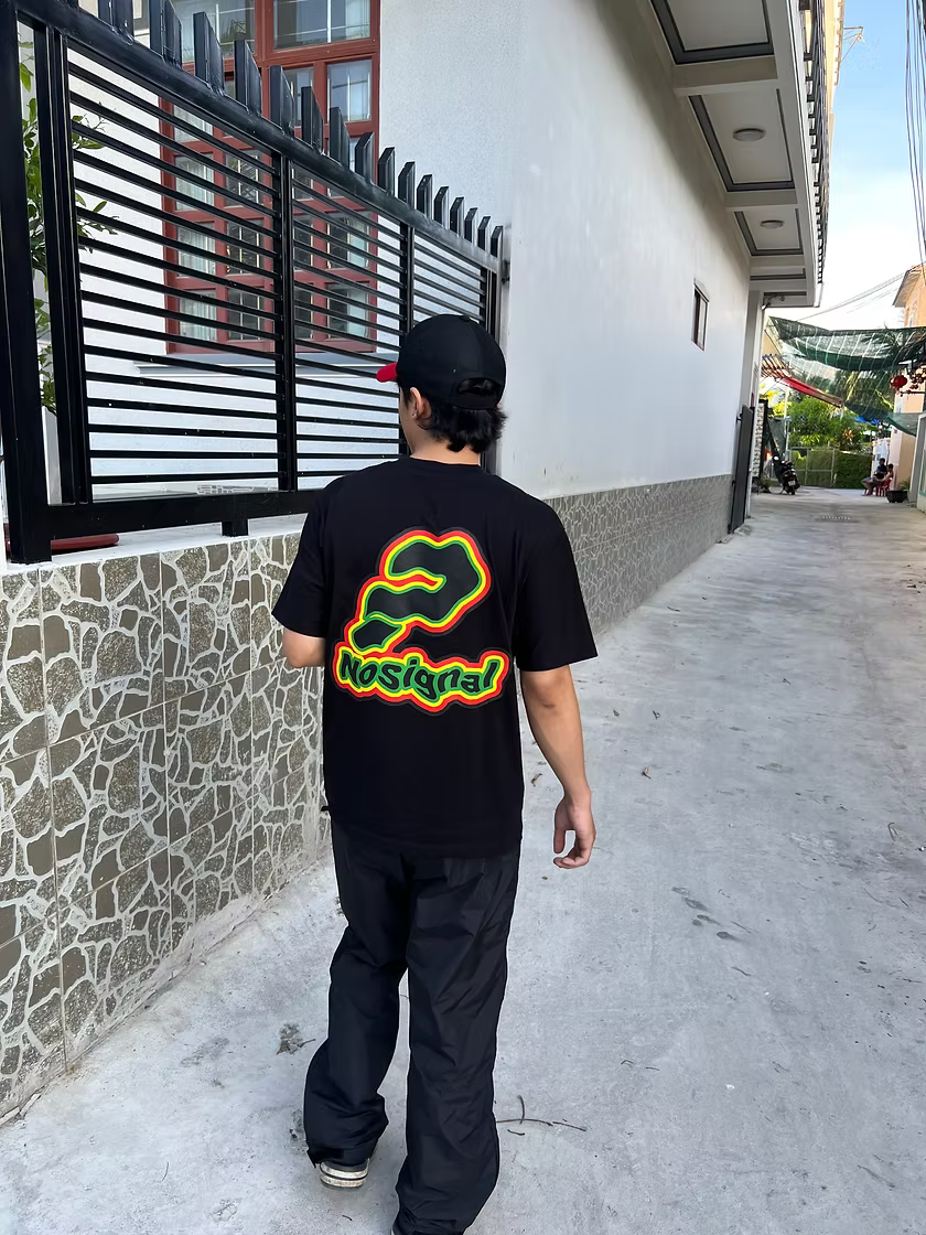 NO SIGNAL ? Jamaica T-Shirt Black