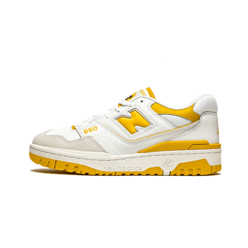 New Balance 550 Sea Salt Varsity Gold