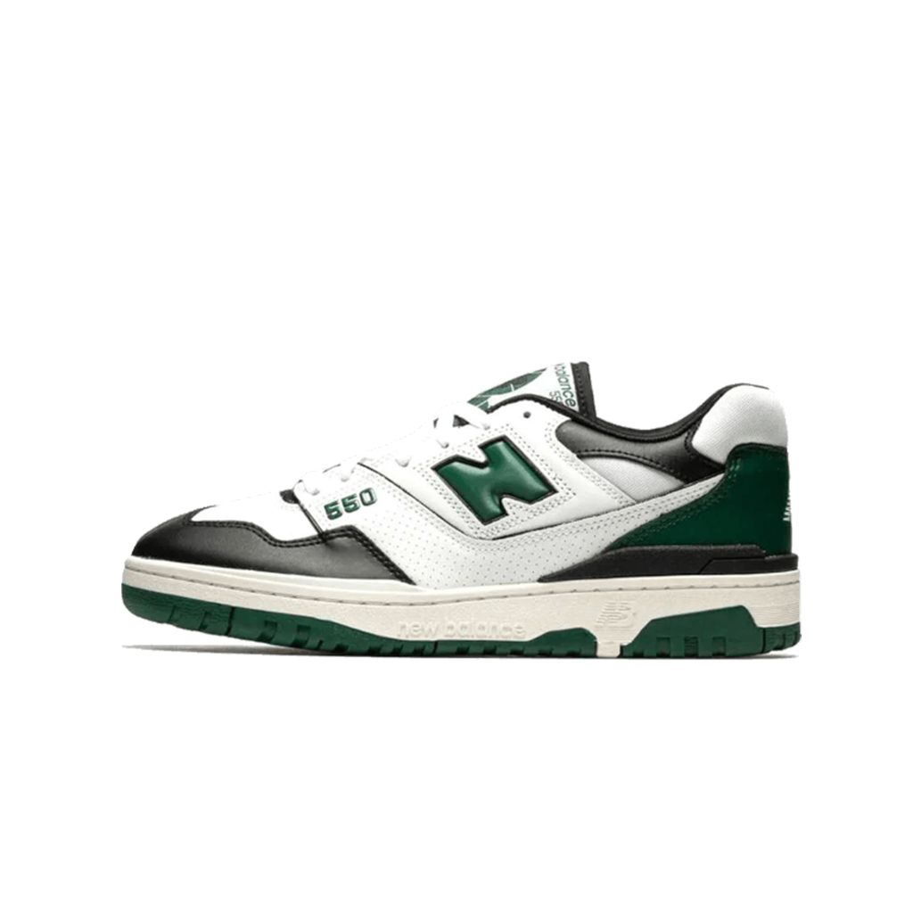 New Balance 550 White Dark Green