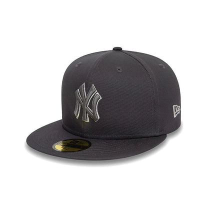 NEW ERA NY Yankees Metallic Outline Grey 59FIFTY Fitted Cap