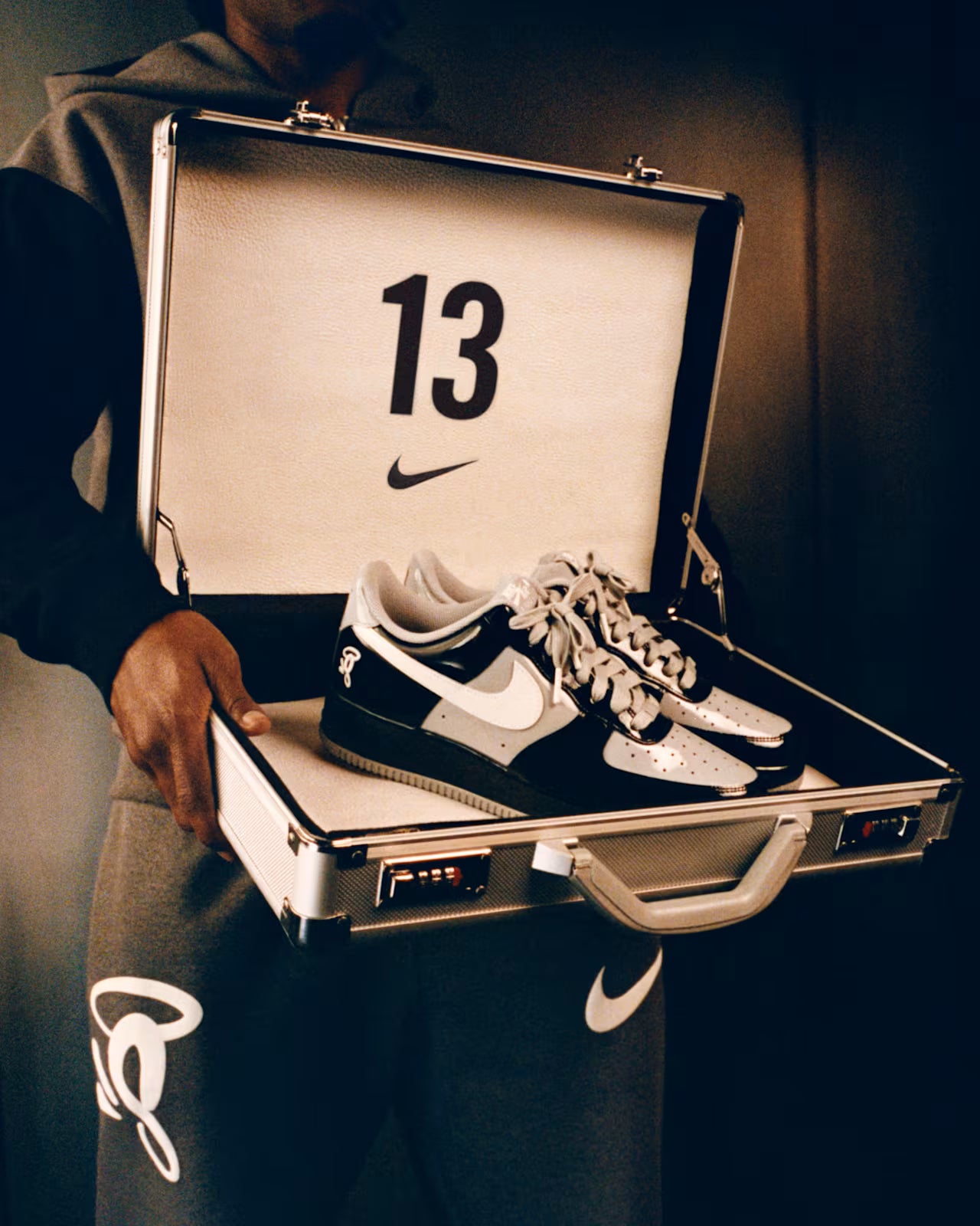 Nike Air Force 1 Low Syna Central Cee Black White Smoke Grey