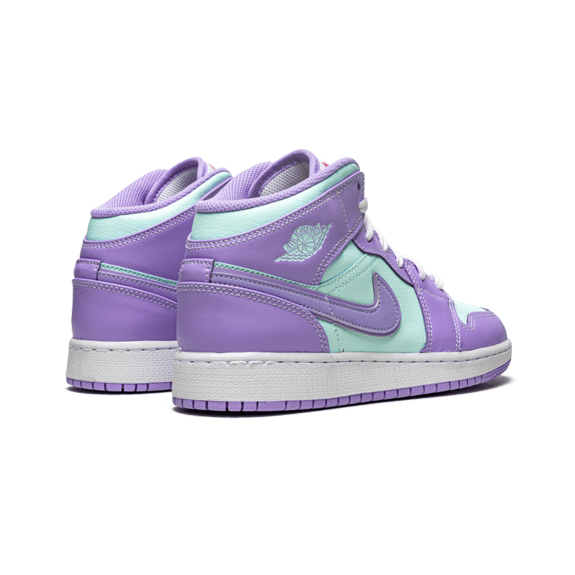 Jordan 1 Mid Purple Aqua