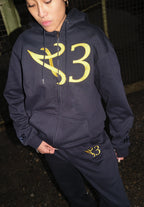 PPSC Heart Logo Zip Hoodie Navy