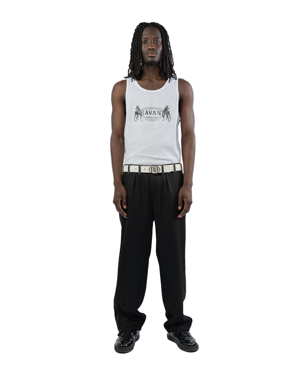 RAVANI Denim Suit Pants