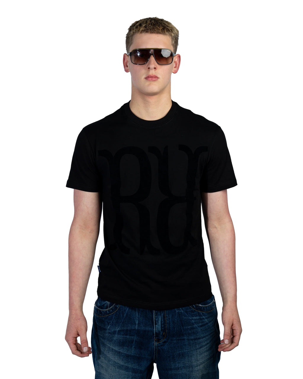 RAVANI Giant RR T-Shirt Black