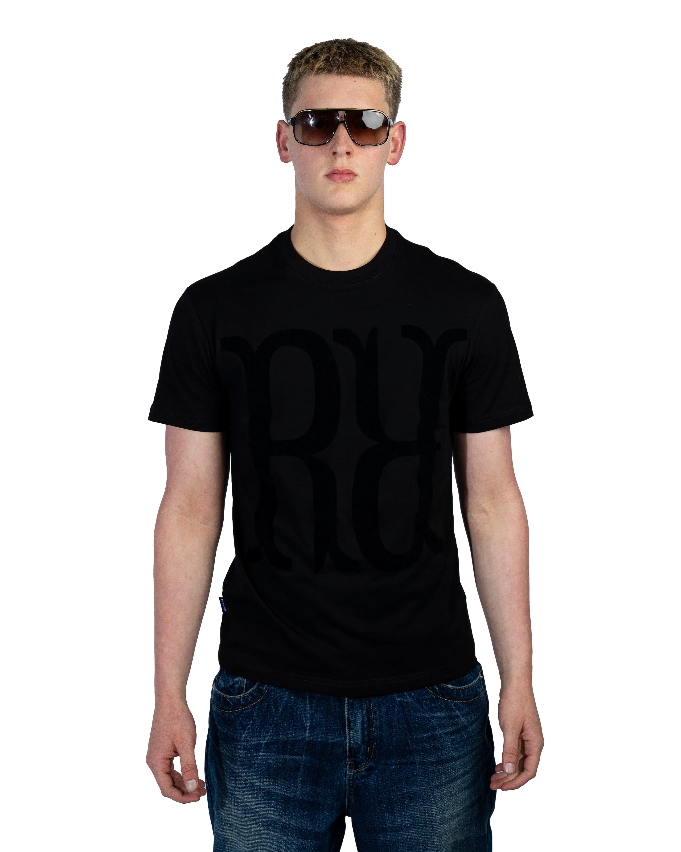 RAVANI Giant RR T-Shirt Black