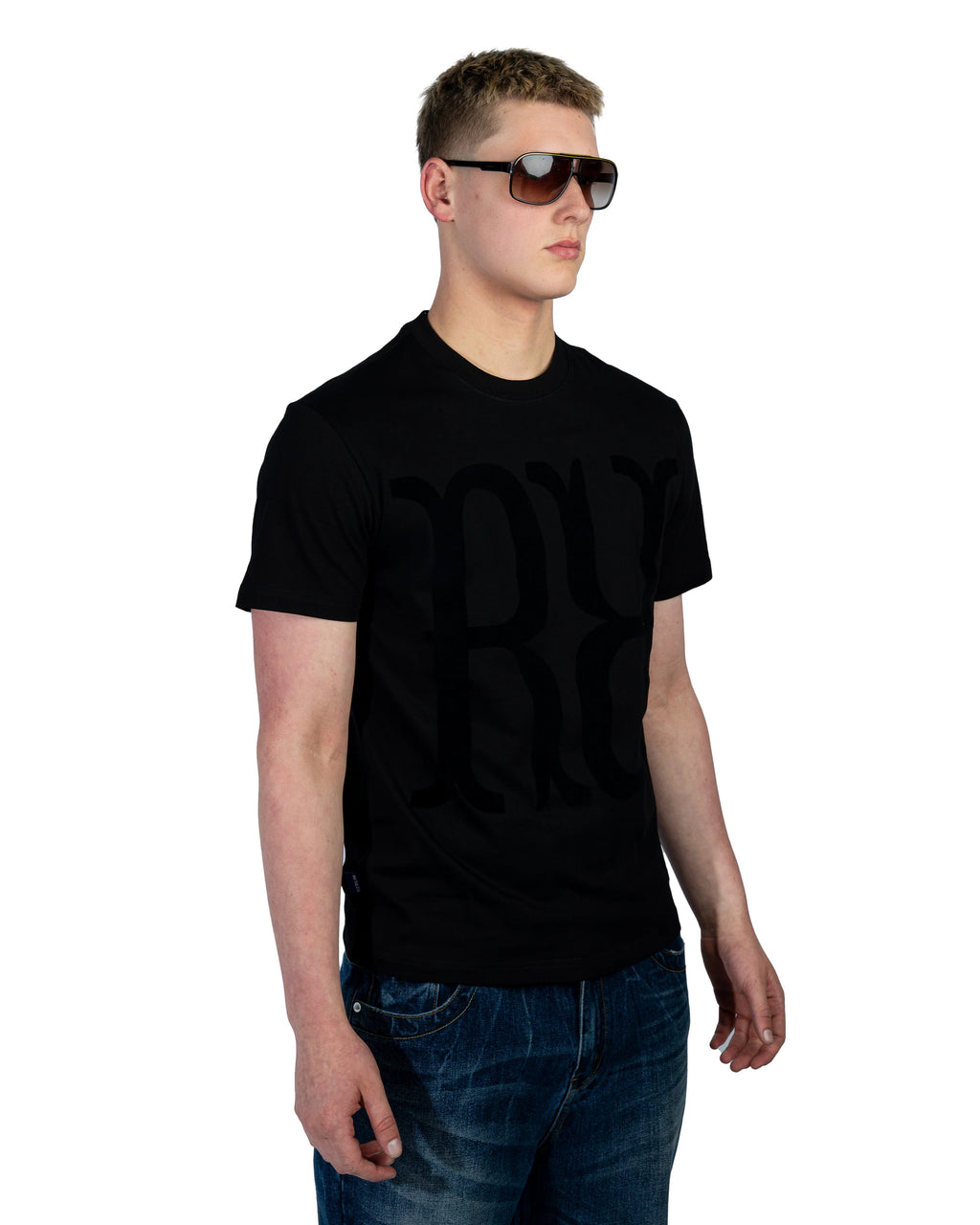 RAVANI Giant RR T-Shirt Black