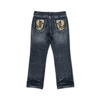 RAVANI Hidden Dragon Grey Denim