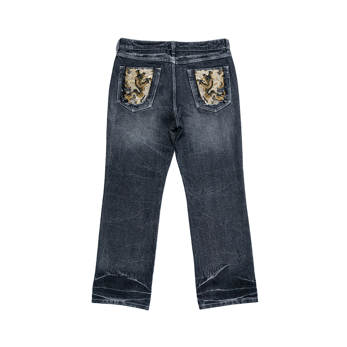 RAVANI Hidden Dragon Grey Denim