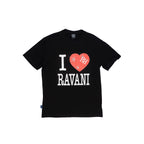 RAVANI I luv Ravani T-Shirt Black