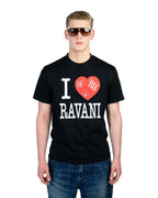 RAVANI I luv Ravani T-Shirt Black