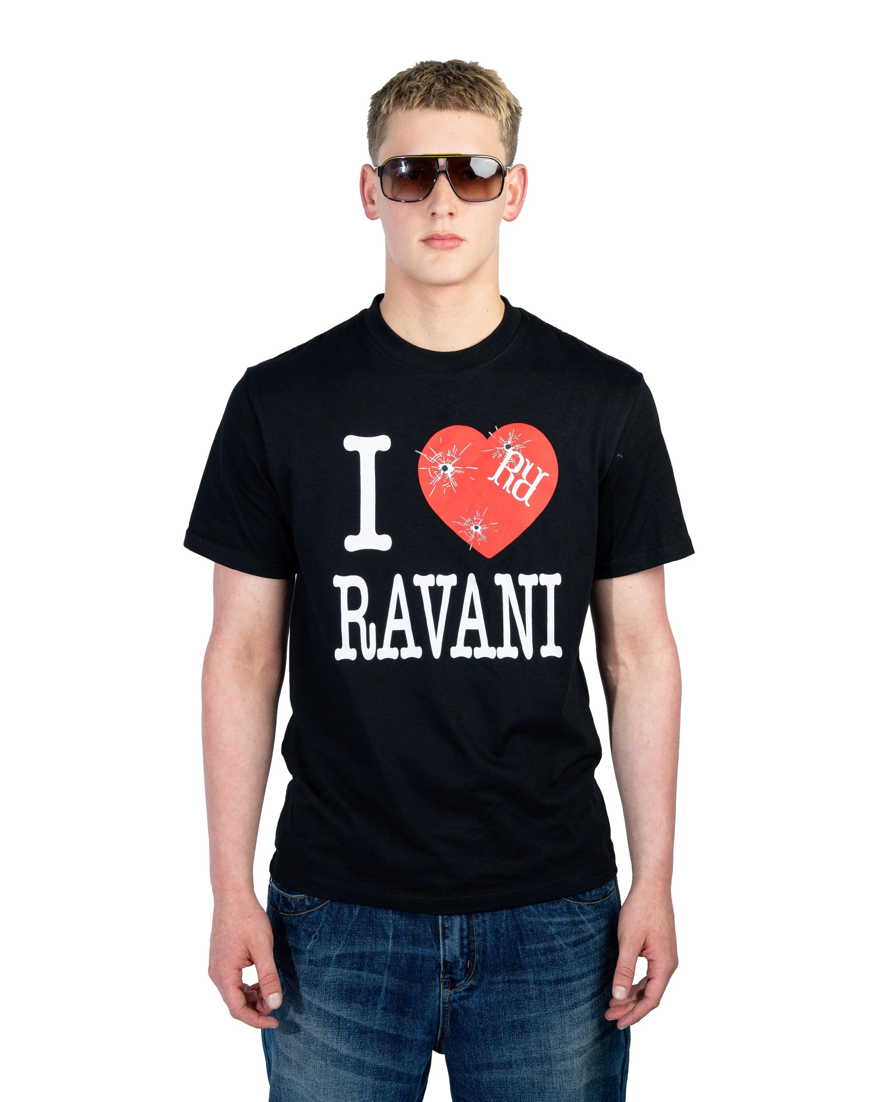 RAVANI I luv Ravani T-Shirt Black